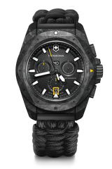 Watch - VICTORINOX I.N.O.X Chr + Acc Wal 43mm Black Para Strap Black Dial