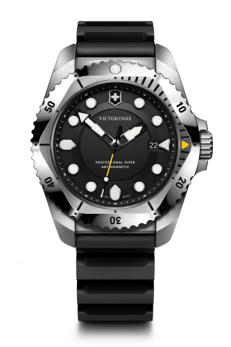 Watch - VICTORINOX Dive Pro 43mm Black Rubber Strap Black Dial