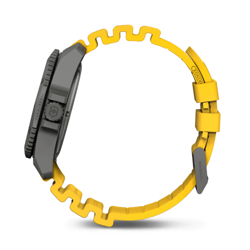 Watch - VICTORINOX Dive Pro 43mm Yellow Rubber Strap Black Dial