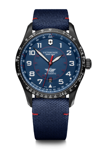 Watch - VICTORINOX Airboss Mechanical 42mm Blue Nylon Strap Blue Dial