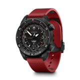 Watch - VICTORINOX Air Pro Auto 43mm Black Dial Red Strap