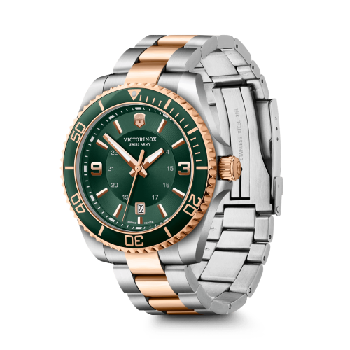 Watch - VICTORINOX Maverick 43mm SS Bracelet Green Dial
