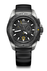 Watch - VICTORINOX I.N.O.X Chrono Carbon 43mm Black Rubber Strap Black Dial
