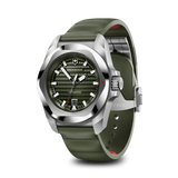 Watch - VICTORINOX I.N.O.X. Aut + SAK 41mm Green Rubber Strap Green Dial