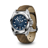 Watch - VICTORINOX I.N.O.X. Aut 41mm Wood/Blue Rubber Strap Blue Dial