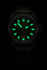 Watch - VICTORINOX I.N.O.X. Auto 41mm Green Rubber Strap Green Dial