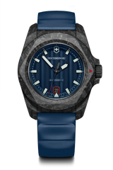 Watch - VICTORINOX I.N.O.X. Auto + SAK 41mm Blue Rubber Strap Blue Dial