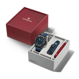 Watch - VICTORINOX I.N.O.X. Auto + SAK 41mm Blue Rubber Strap Blue Dial