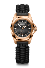Watch - VICTORINOX I.N.O.X. Small Auto 32mm Black Para Strap  Black Dial