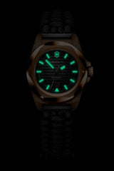 Watch - VICTORINOX I.N.O.X. Small Auto 32mm Black Para Strap  Black Dial