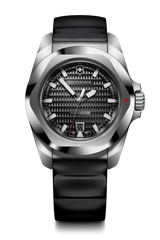 Watch - VICTORINOX I.N.O.X. Auto 41mm Black Rubber Strap- Black Dial