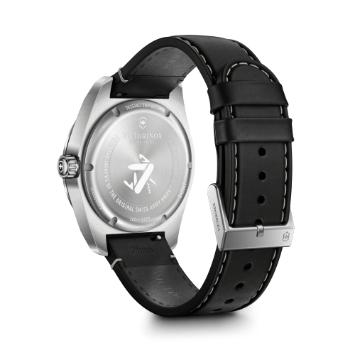 Watch - VICTORINOX Swiss Army 42mm Black Leather Strap Black Dial