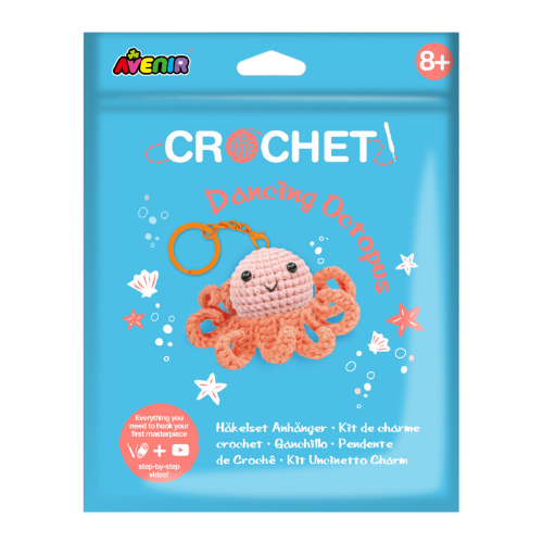 Crochet Keychain Kit - Avenir Dancing Octopus Art and Craft