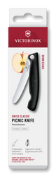 Folding Picnic Knife - VICTORINOX Swis Classic 11cm (Black)