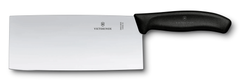 Chinese Style Chefs Knife - VICTORINOX Swiss Classic 18cm (Black)