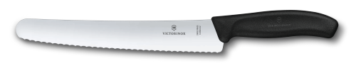 Pastry Knife - VICTORINOX SWISS CLASSIC Wavy 22cm (Black)
