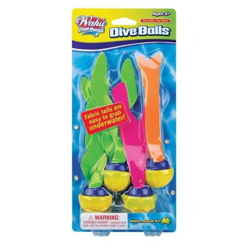 Wahu Dive Balls for Swimming/Pool Game