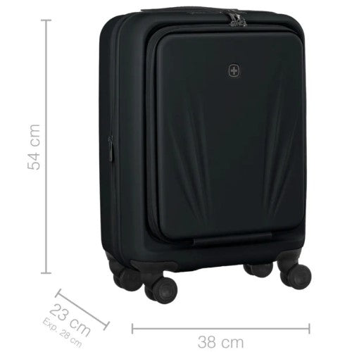 2pc Hardside Luggage - WENGER Skyon Set (Black)