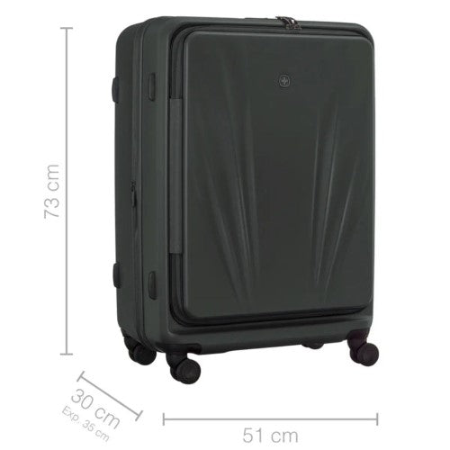 2pc Hardside Luggage - WENGER Skyon Set (Anthracite)