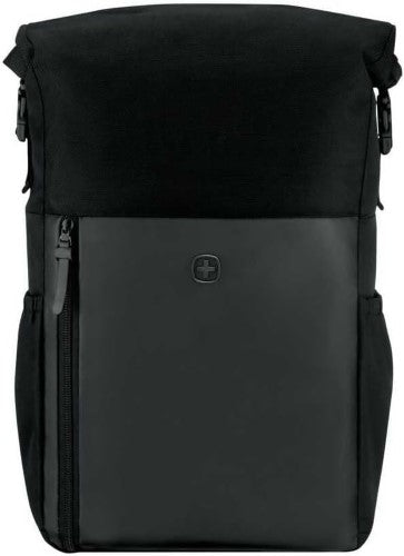 Roll Top Backpack - WENGER Urbanone (Black)