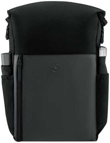 Roll Top Backpack - WENGER Urbanone (Black)