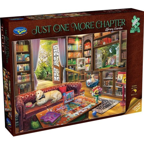 Jigsaw Puzzle - Just One More Chapter Library Garden (1000 Piece)