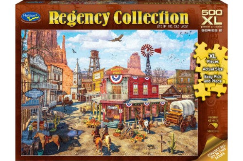 Jigsaw Puzzle - Regency Collection Series 2 Life in the Old West (500 XL Piece)