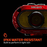 Rechargeable Headlamp - NEBO Mycro 550+ (Red)