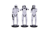 Ornament - NEMESIS NOW THREE WISE STORMTROOPERS (14CM)