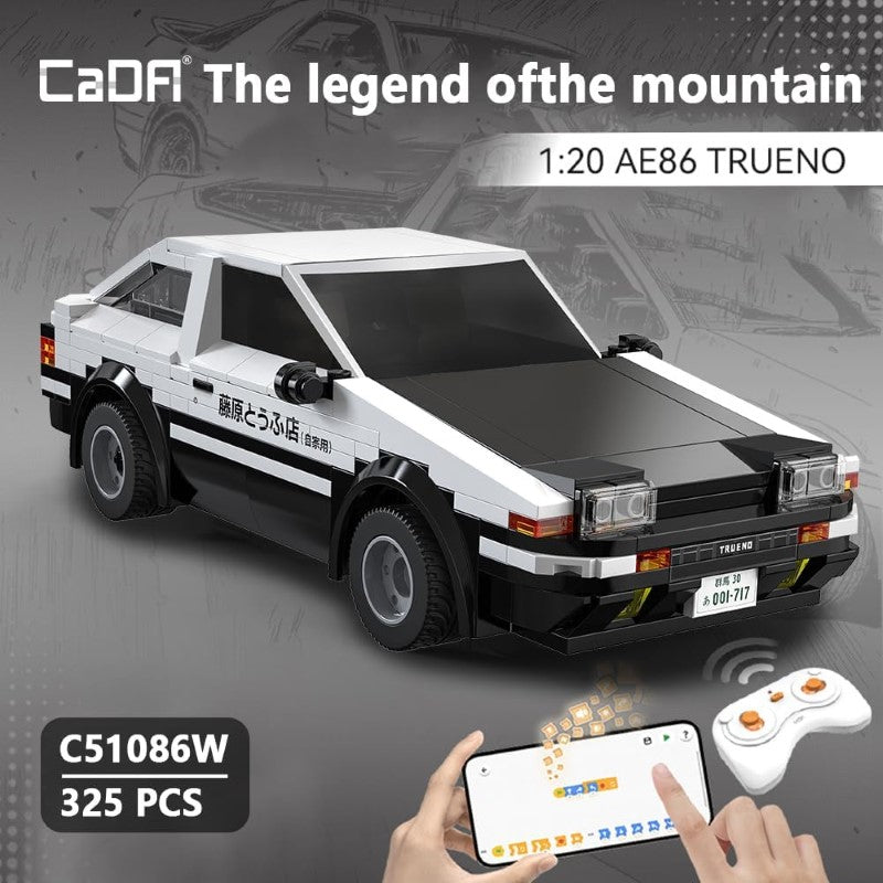 Building Model Car - CADA 1:20 TOYOTA AE86