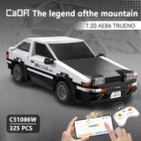 Building Model Car - CADA 1:20 TOYOTA AE86