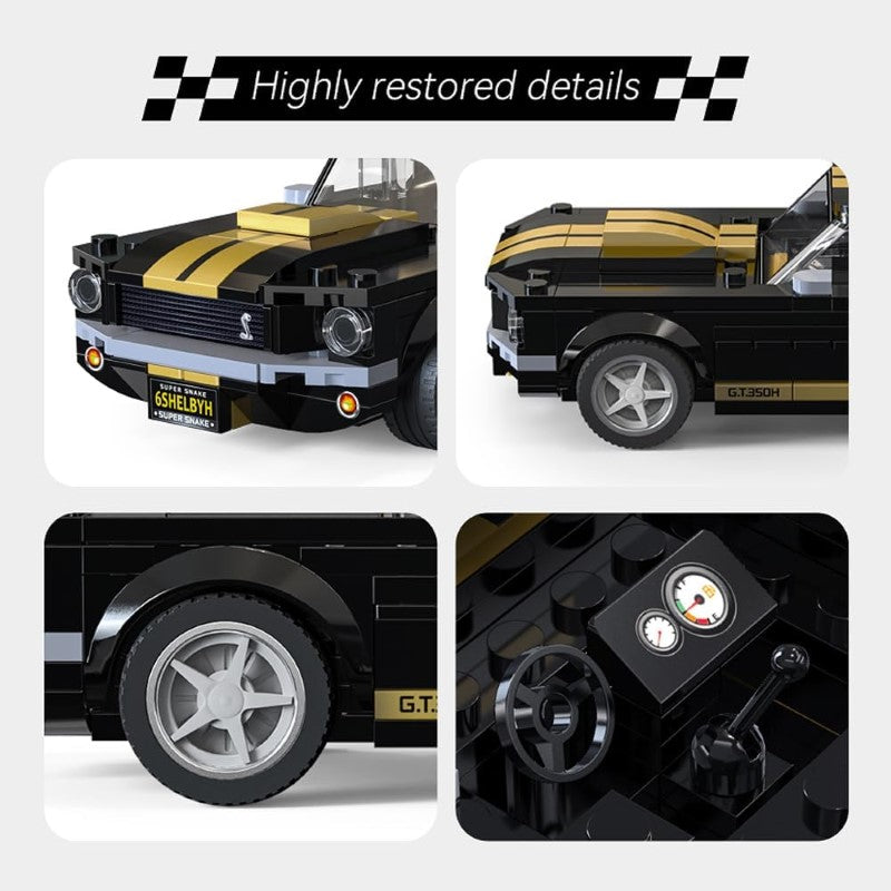 Brick Model Car Kit - CADA 1:24 SHELBY GT350H CAR