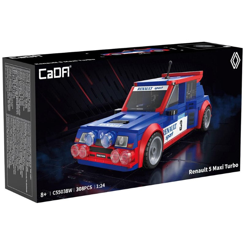 Brick Model Car Kit - CADA 1:24 RENAULT 5 MAXI TURBO