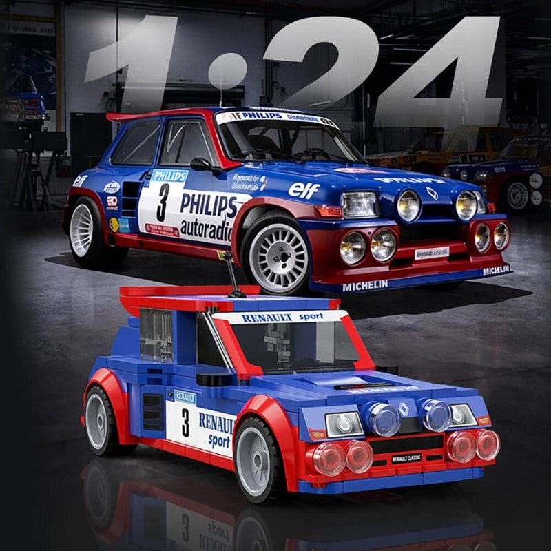 Brick Model Car Kit - CADA 1:24 RENAULT 5 MAXI TURBO