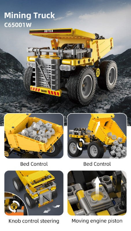 Building Block Model Kit - CADA BRICK HEAVY DUTY TRUCK