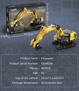 Building Block Model Kit - CADA BRICK EXCAVATOR