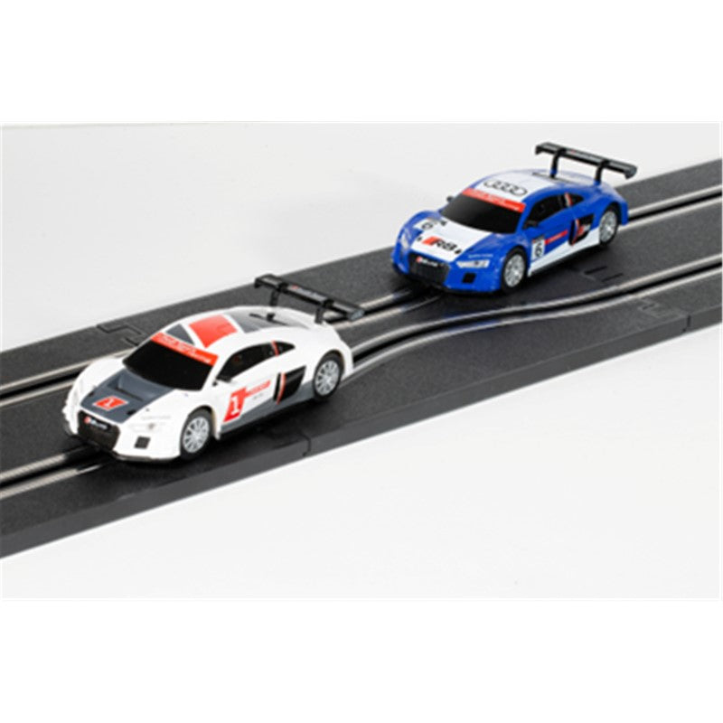 Car Race Set - SCALEXTRIC 1:43 AUDI RACERS BATTERY SET