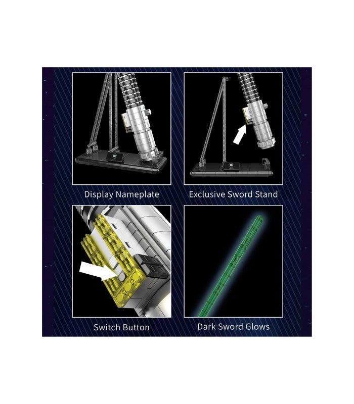 Building Block Set - Mould King LUKE LIGHTSABER