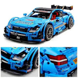 Building Model Kit - Mould King 1:8 C63 BLUE RACING CAR RC