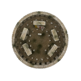 Aquatic Ornament - Prehistoric Monument (25 x 25 x 7cm)