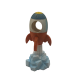Aquatic Ornament - Launching Spaceship (7 x 7 x 16cm)