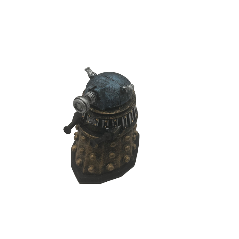 Aquatic Ornament - Sci-Fi Armoured Alien Blue (9 x 7 x 9cm)