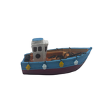 Aquatic Ornament - Tugboat/Trawler (11 x 5 x 4cm)