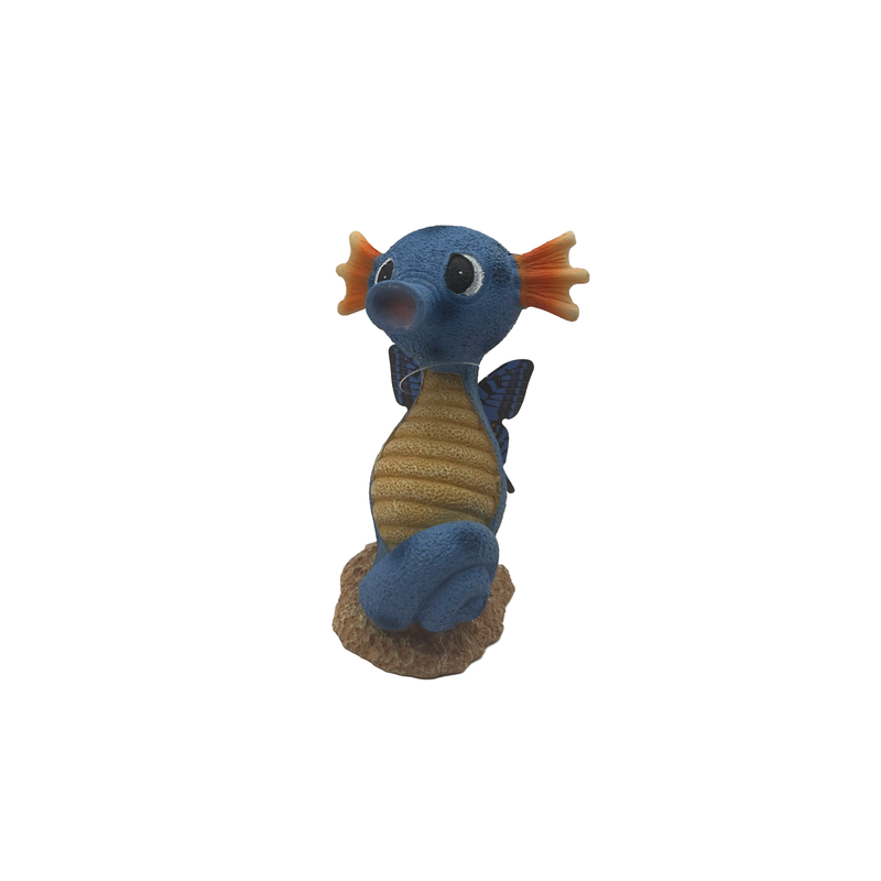 Aquatic Ornament - Seahorse with Butterfly Wings (7 x 7 x 10cm)