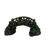 Aquatic Ornament - Wooden Arch Bridge (17 x 6 x 8cm)