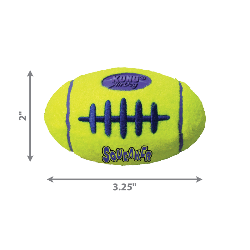 Dog Toy - KONG AirDog Squeaker Football (Small)