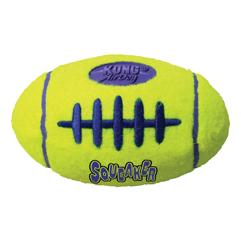 Dog Toy - KONG AirDog Squeaker Football (Small)