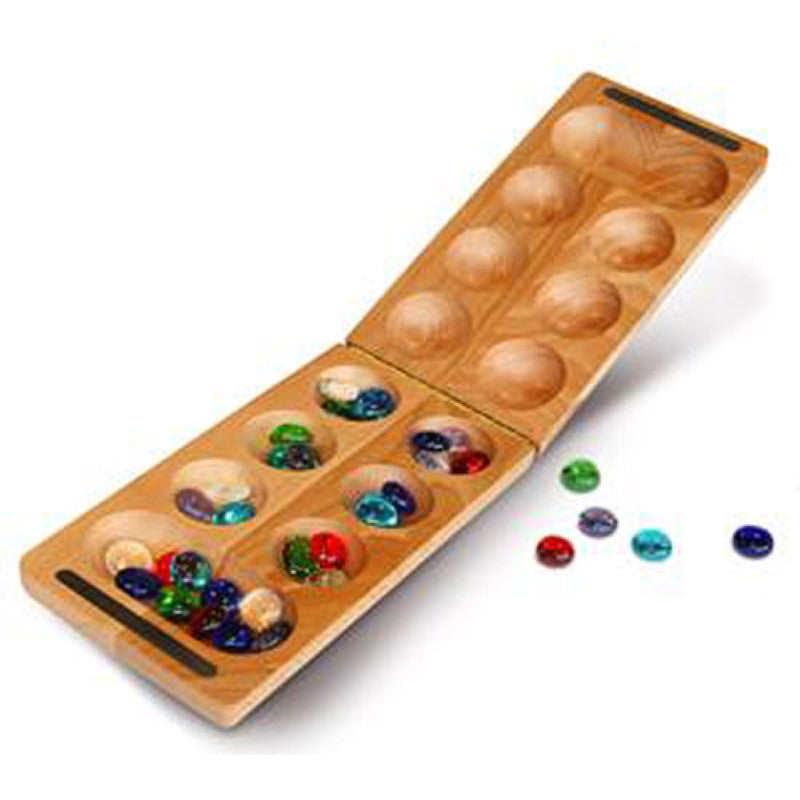 WOOD MANCALA (AFRICAN STONE) GAME - WE Games