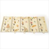 Woodland Party Growth Chart Ruler in eco-friendly pine veneer featuring charming animals and customizable puzzle pieces.