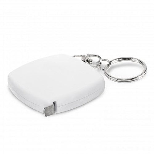 Tape Measure Key Ring - Set of 20 (White)